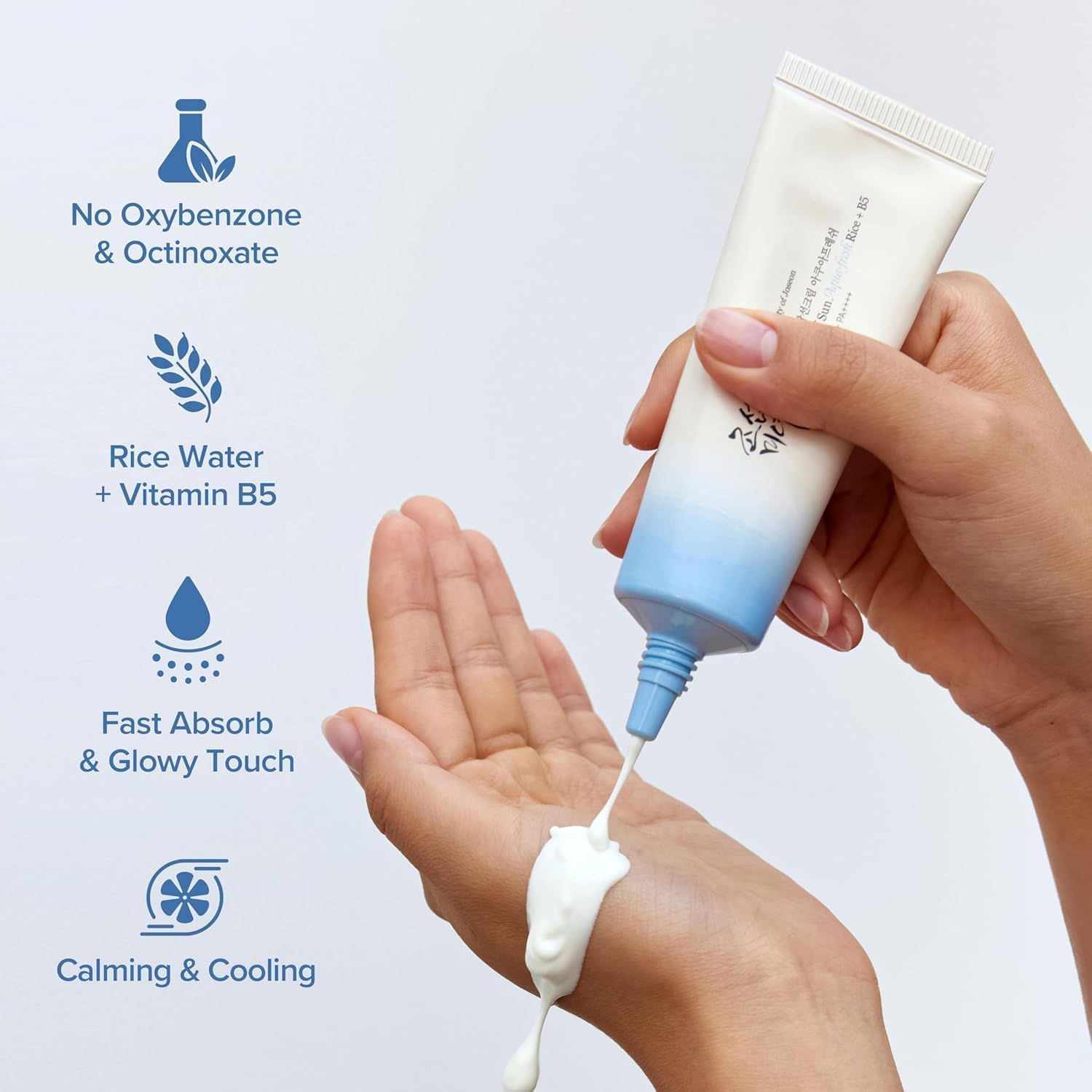 بيوتي أوف جوسون ريليف صن أكوا فريش رايس + بي5 واقي شمسي بمعامل حماية SPF50+ PA++++ 50 مل