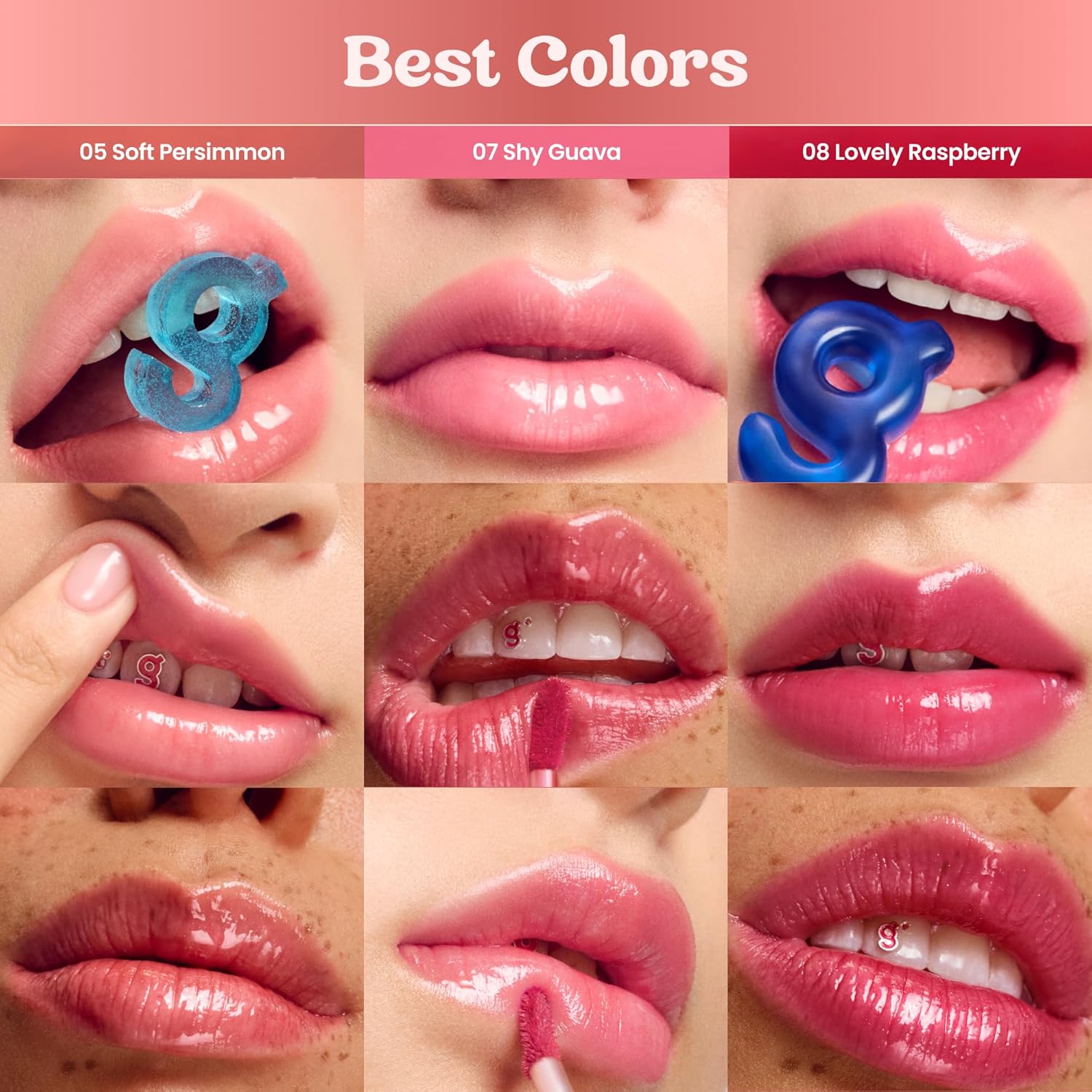 COLORGRAM ملمع شفاه فروتي جلاس تنت 04 أدورابل بيري