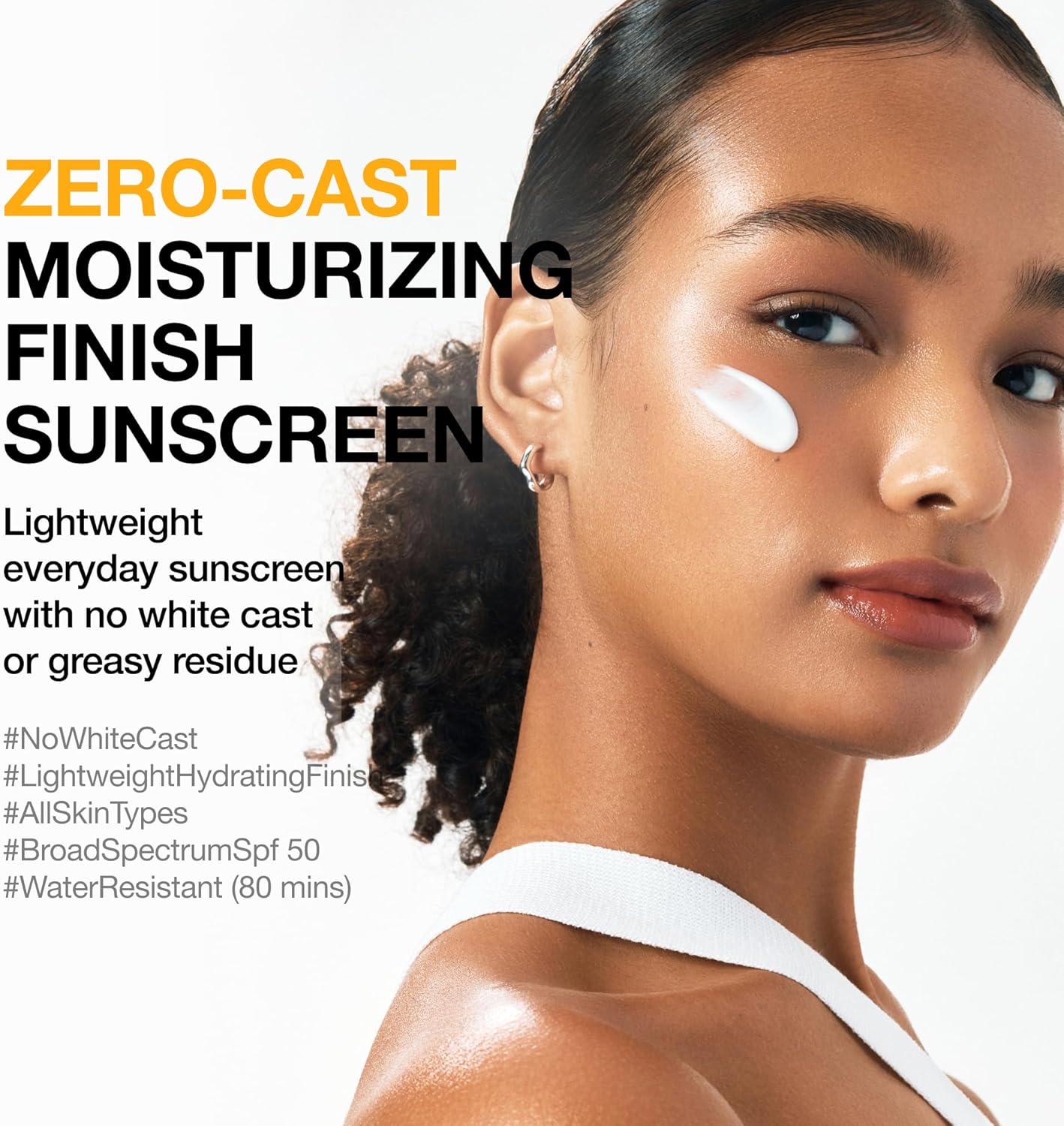 واقي الشمس ANUA Zero Cast Moisturizing Finish بعامل حماية SPF 50+ PA++++ سعة 50 مل
